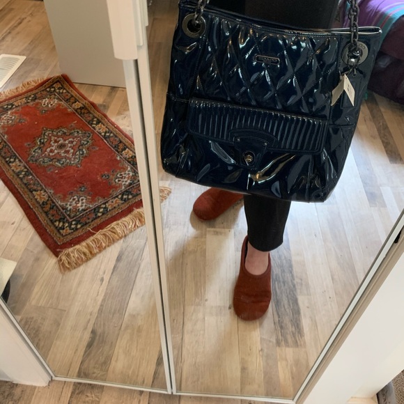 🆕 Coach | Cobalt Liquid Gloss Tote - Picture 13 of 14